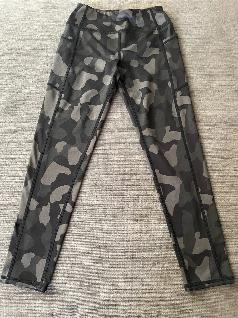 Zella Camo Athletic Leggings Girls Size S